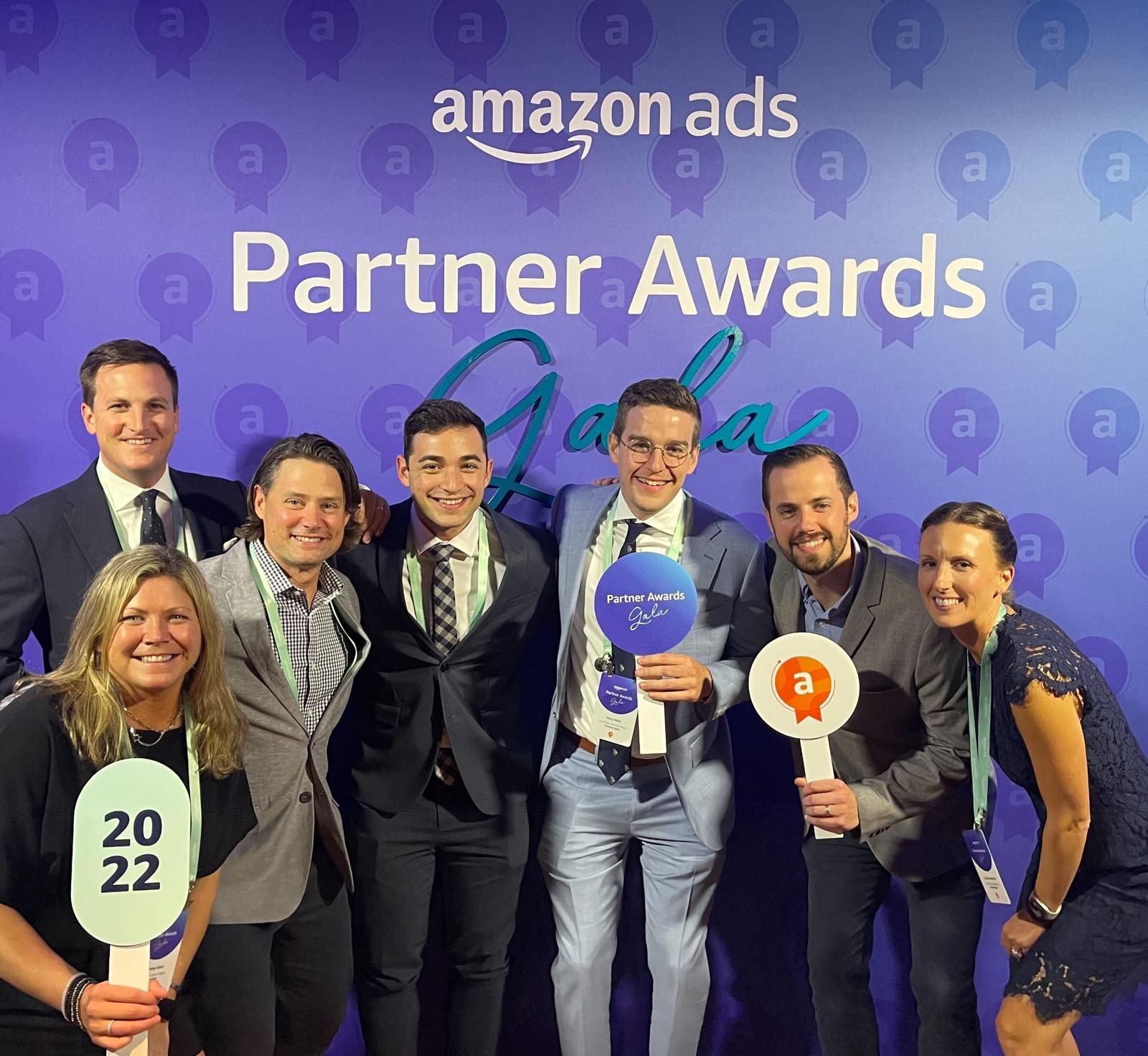 Flywheel Digital team at the 2022 Amazon Ads Partner Awards.